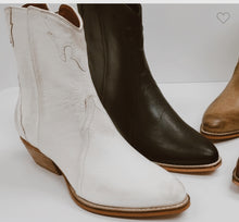 Load image into Gallery viewer, Vintage White Dallas Bootie
