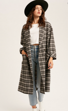 Load image into Gallery viewer, Oversized Plaid Coat
